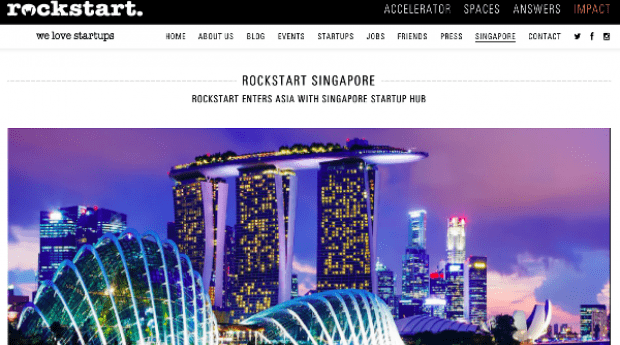 Dutch Rockstart accelerator launches Singapore edition