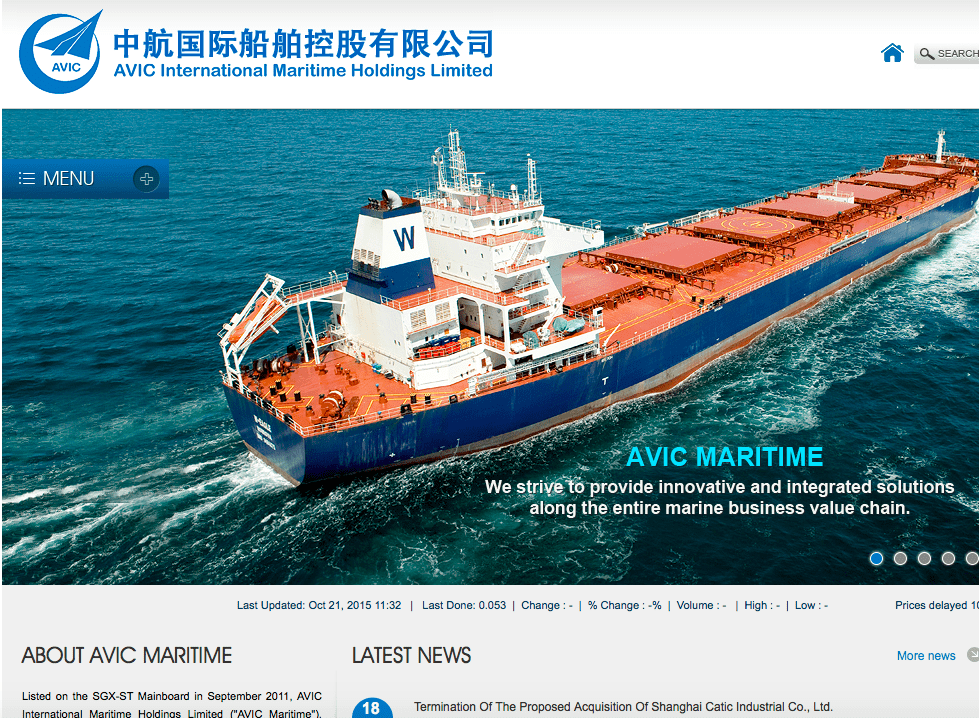 Singapore: AVIC calls off Shanghai Catic acquisition due to compliance ...
