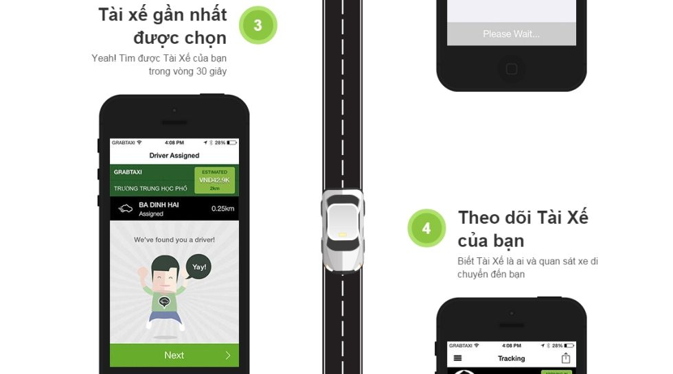 Vietnam approves GrabTaxi's e-contract base car service GrabCar