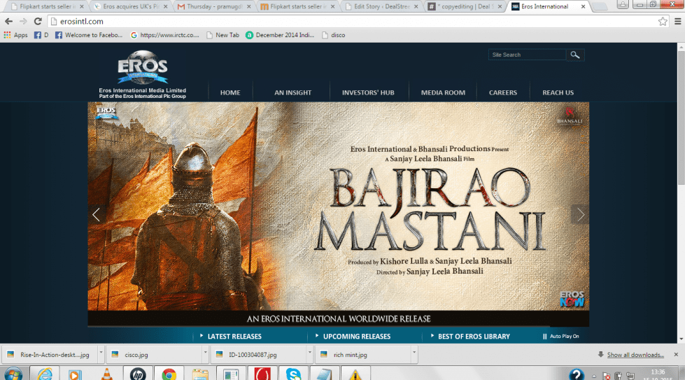 India: Temasek-backed film producer Eros seeks dollar debt as maturities loom