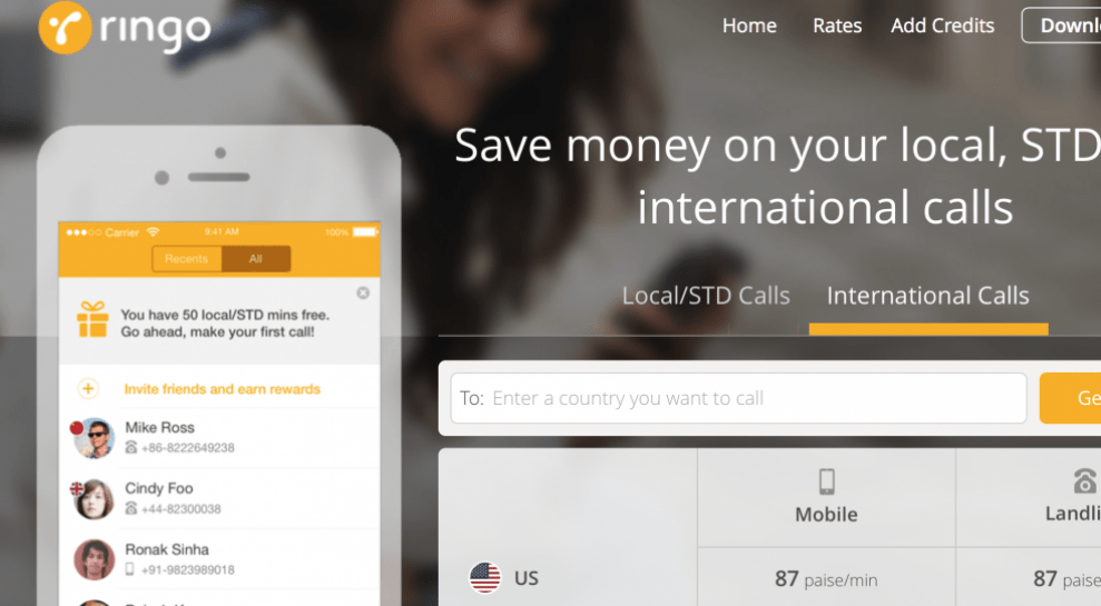 Voice calling app Ringo launches cheapest call plan across India