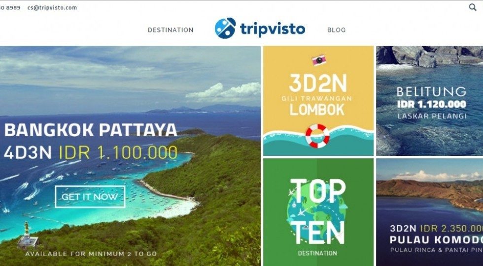 Indonesian online tour and activity package provider Tripvisto raises $1m from Gobi Partners