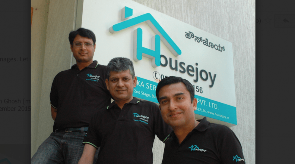 India: For Housejoy, standardizing service is bigger challenge than raising funds