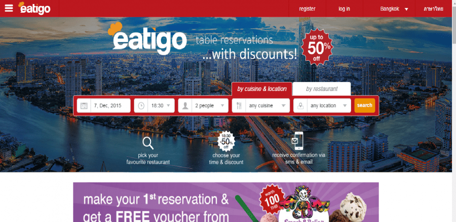 Thai restaurant booking app Eatigo secures 'multi-million dollars' in Series A funding