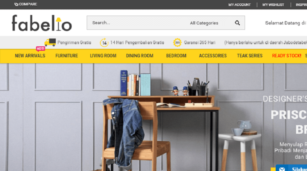 Indonesian online furniture shop Fabelio bags $2m Series A led by Venturra Capital
