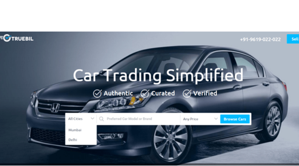 India: Online marketplace for used cars Truebil raises $5m from Kalaari, Inventus, others