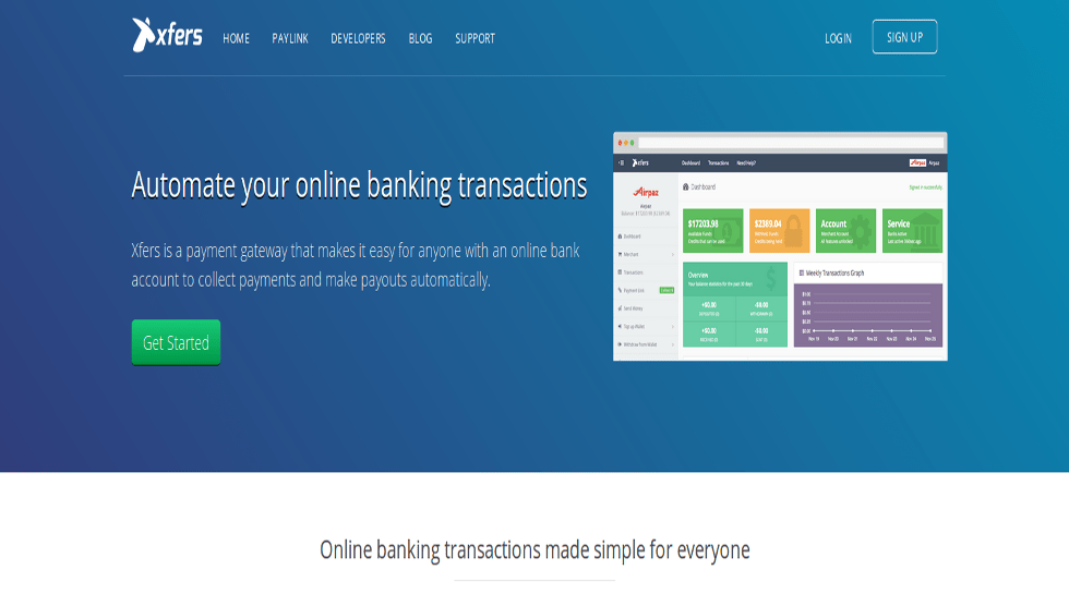 Singapore: Xfers raises $2.5m seed funds from Eduardo Saverin, Golden Gate Ventures, 500 Startups, others