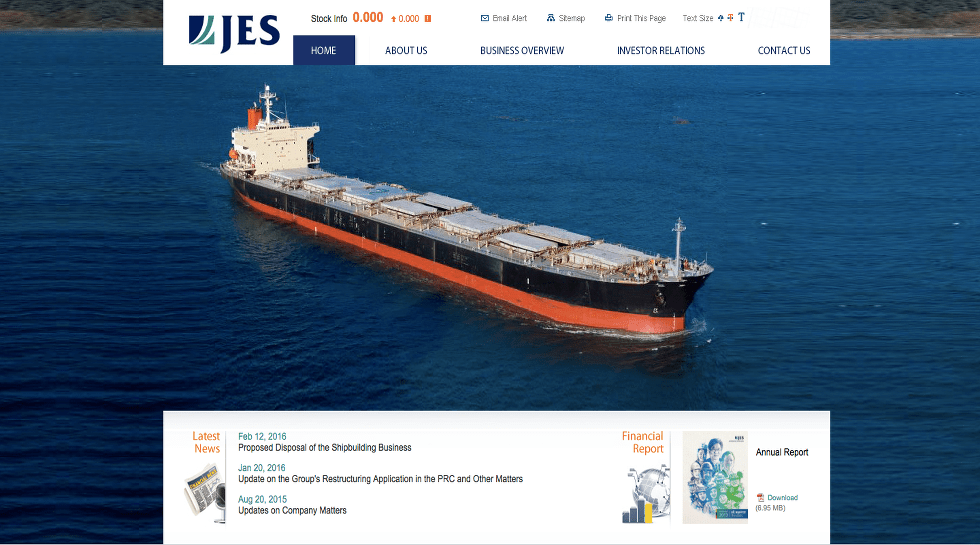 JES divests shipbuilding biz to Hong Kong Victo for $500k