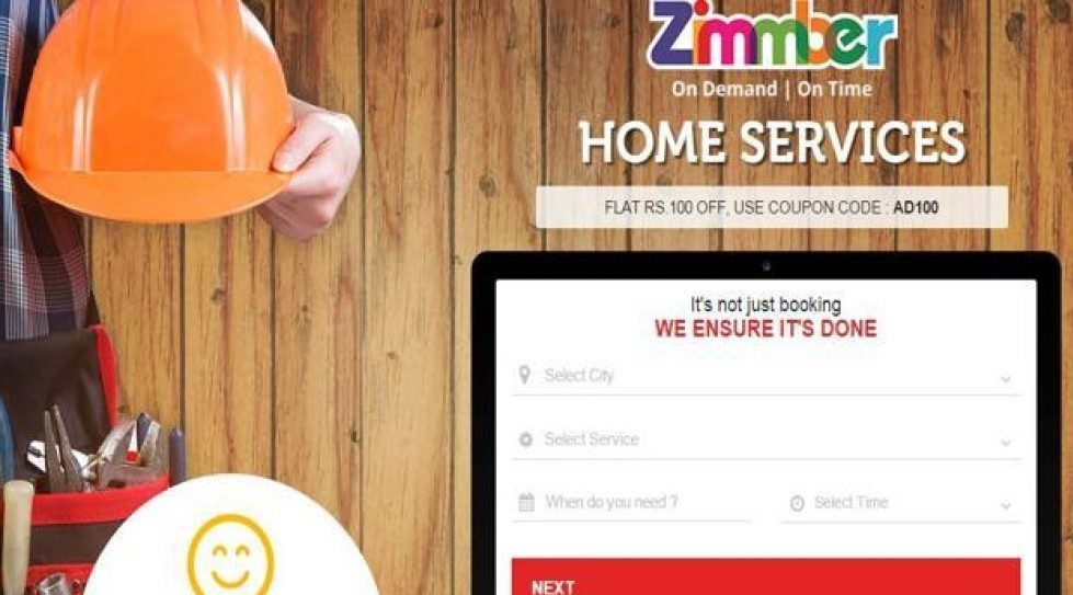 India: Home services startup Zimmber close to raising up to $7m from Snapdeal, others