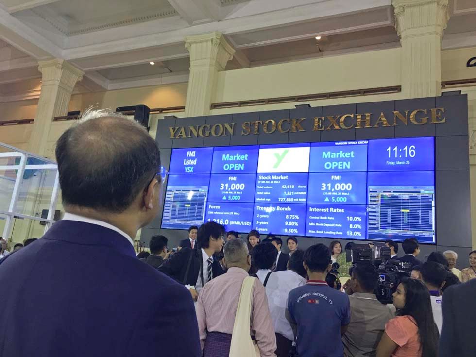 Myanmar: YSX opens for business, trading kicks off with one listing