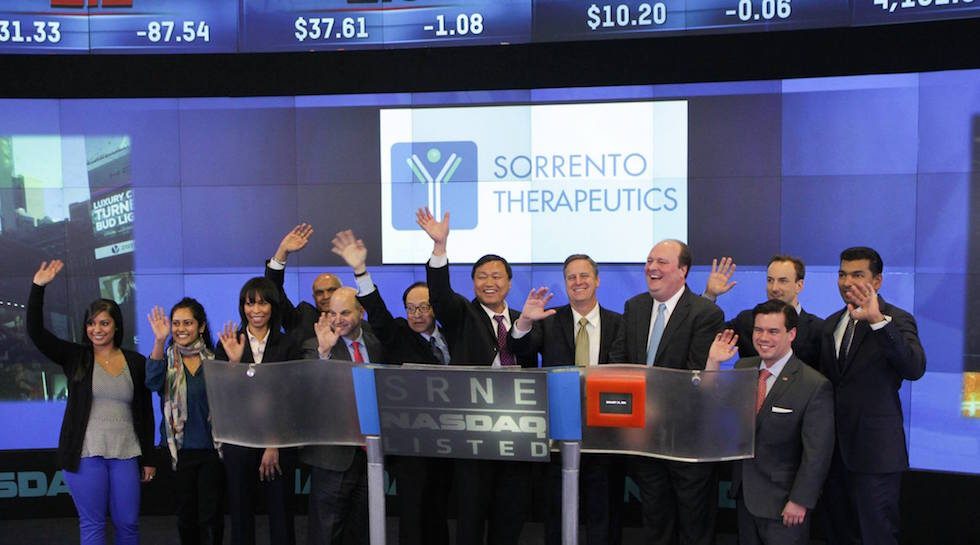 HK's Ally Bridge leads $150m investment in Sorrento Therapeutics