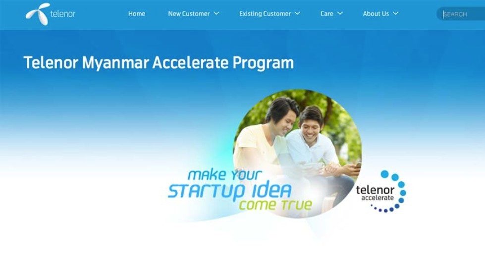 Telenor Myanmar to invest $100k in two tech startups