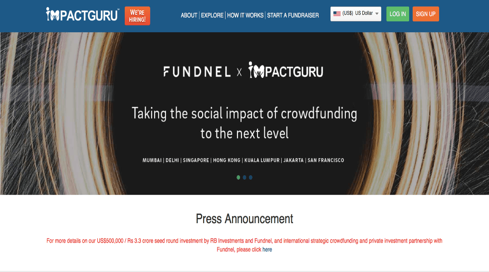 Singapore: Impact Guru secures $500k seed, forms strategic pact with Fundnel
