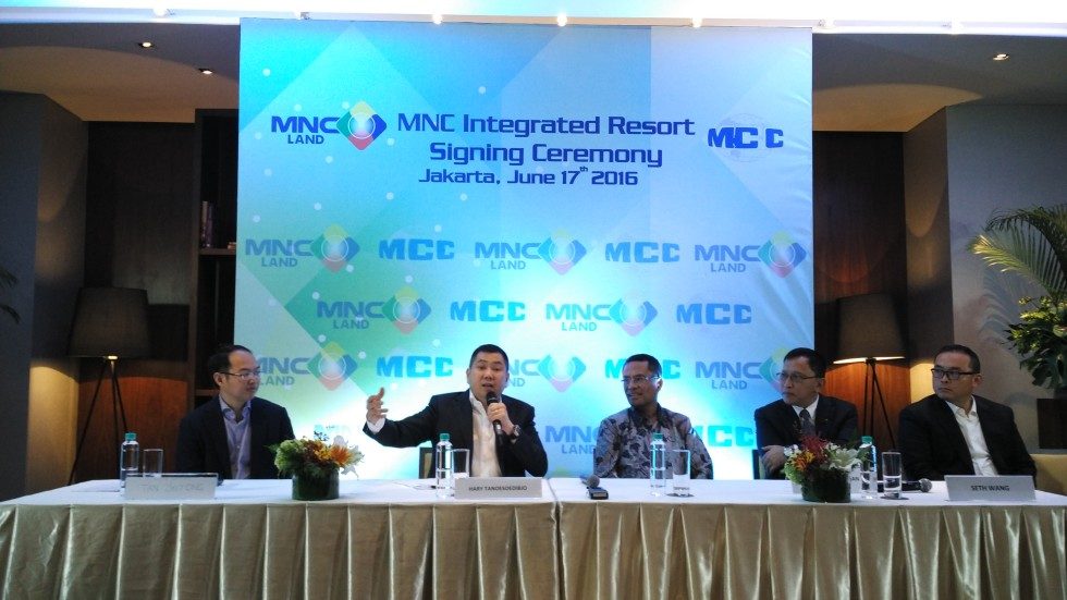 MNC Land to invest $1b in Indonesia theme park, partners China's MCC Group