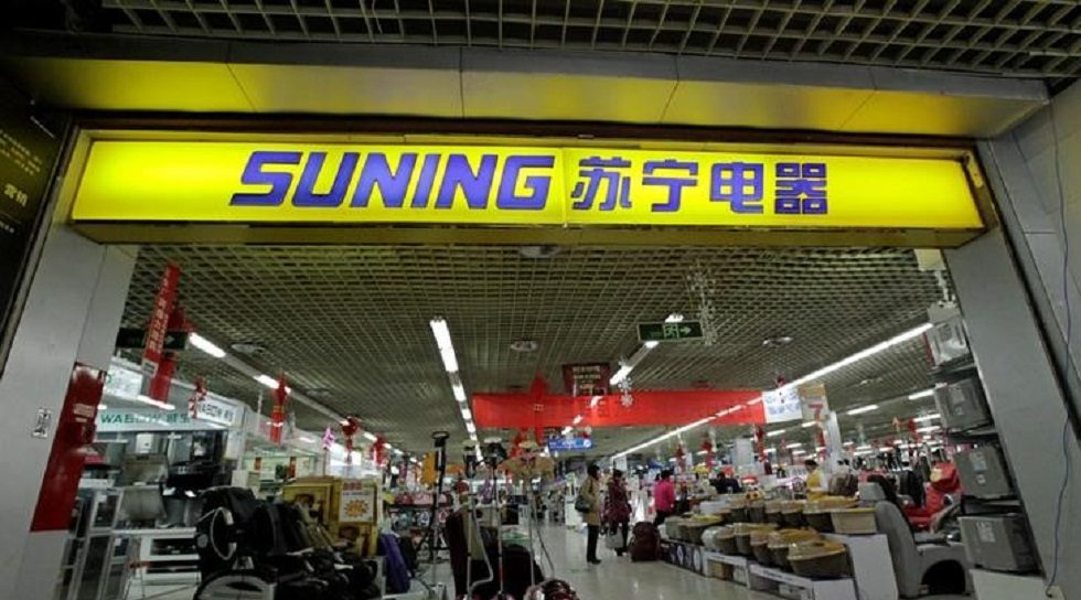 China's Suning shares jump 10% after restructuring eases debt concerns