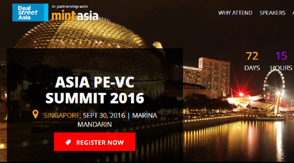 Have you booked your seats for the Asia PE-VC Summit 2016?