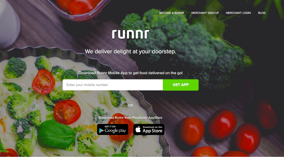 India: Food delivery platform Runnr raises around $7m led by Nexus, Blume Ventures