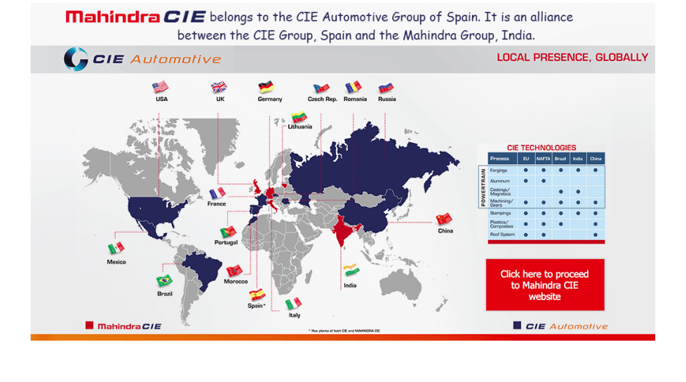 India: After acquiring Bill Forge, Mahindra CIE Automotive looking for more