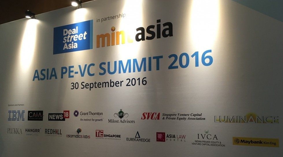 Dealstreetasia's flagship Asia PE-VC Summit 2016 goes live in Singapore!