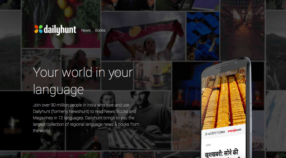 India: Local language news aggregator DailyHunt raises $25m led by China's Bytedance