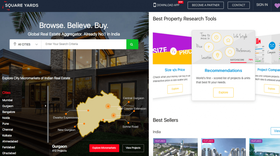 India Digest: Square Yards raises $10m from HNIs; RateGain eyes overseas buyouts