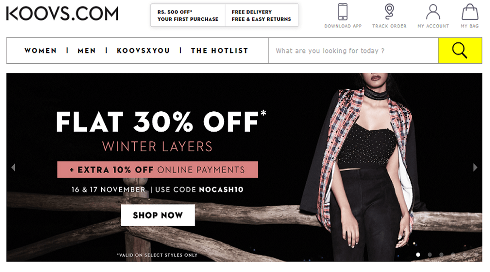 India: Lifestyle etailer Koovs raises $13.5m from Times Internet, others