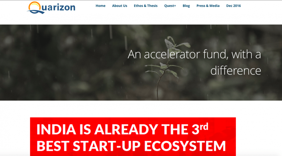 Exclusive: Indian micro VC Quarizon to launch accelerator programme next year