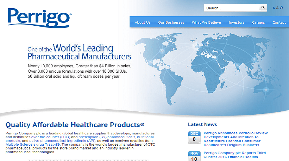 Strides Shasun to acquire Perrigo API India for $14.8m
