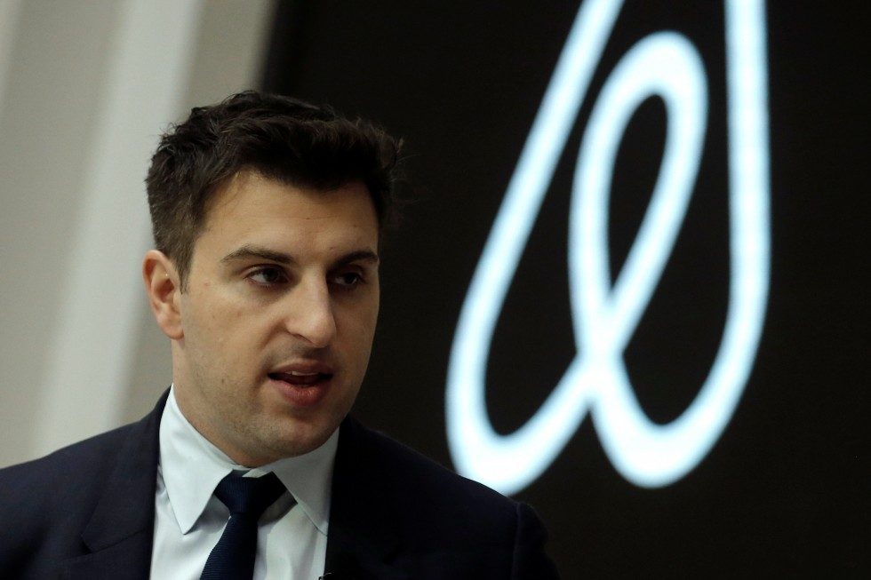 Airbnb CEO says no specific plans for IPO yet