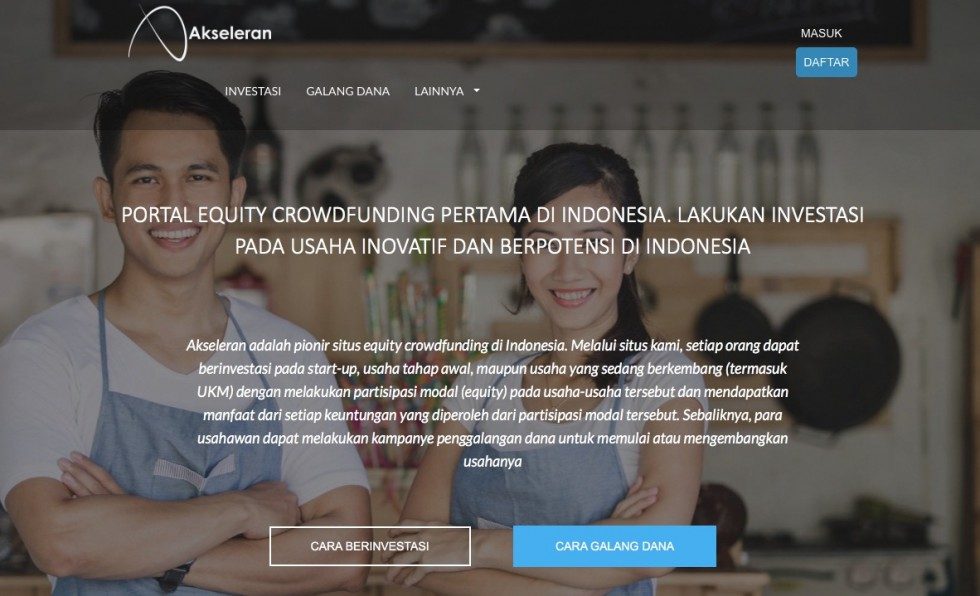 Indonesia: Equity crowdfunding startup Akseleran launches in Jakarta