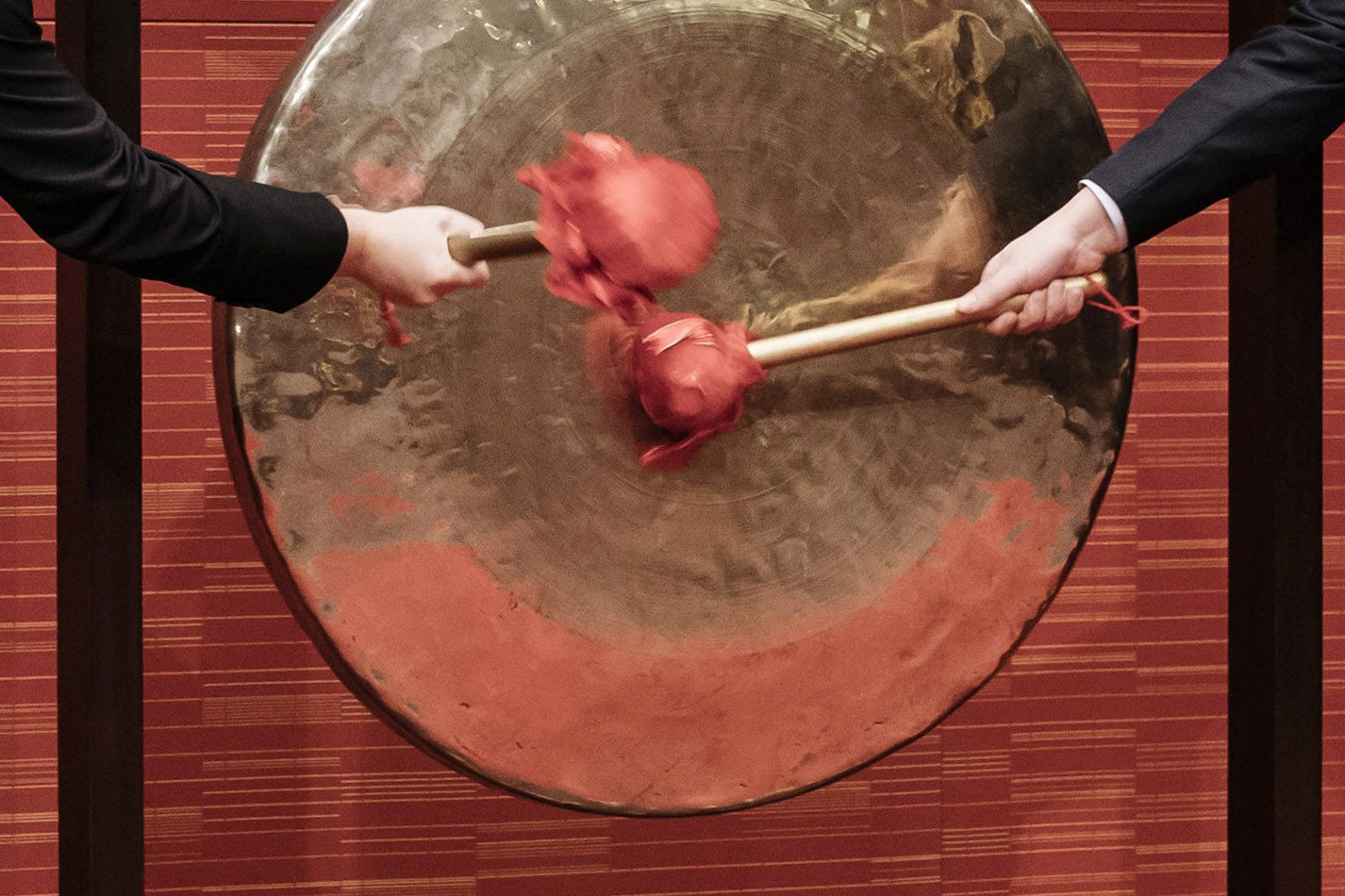 Hong Kong bourse welcomes latest stock with virtual gong