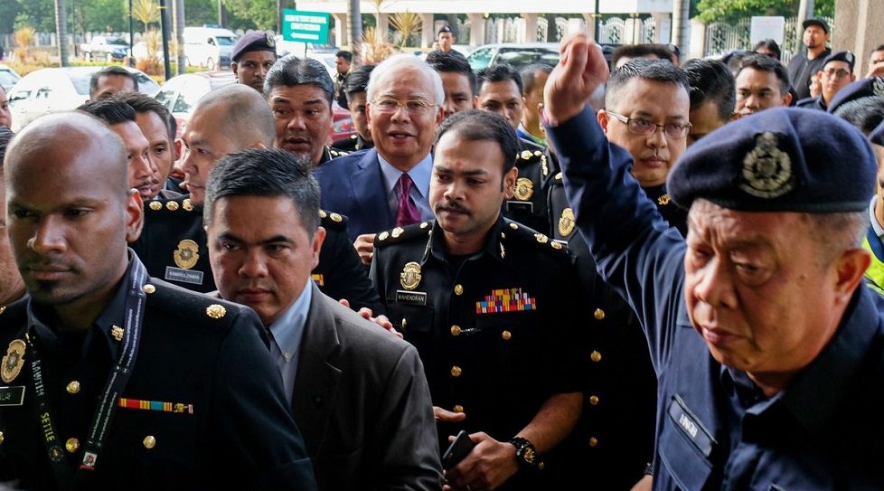 Former Malaysia PM Najib pleads not guilty to corruption charges