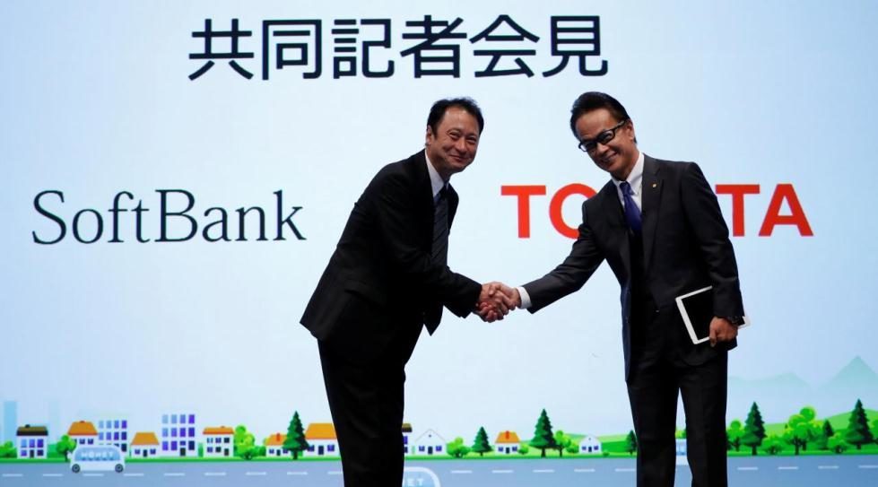 Toyota, SoftBank to team up for developing future mobility technologies