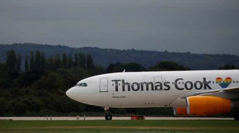 Thomas Cook puts airline business on block to raise cash