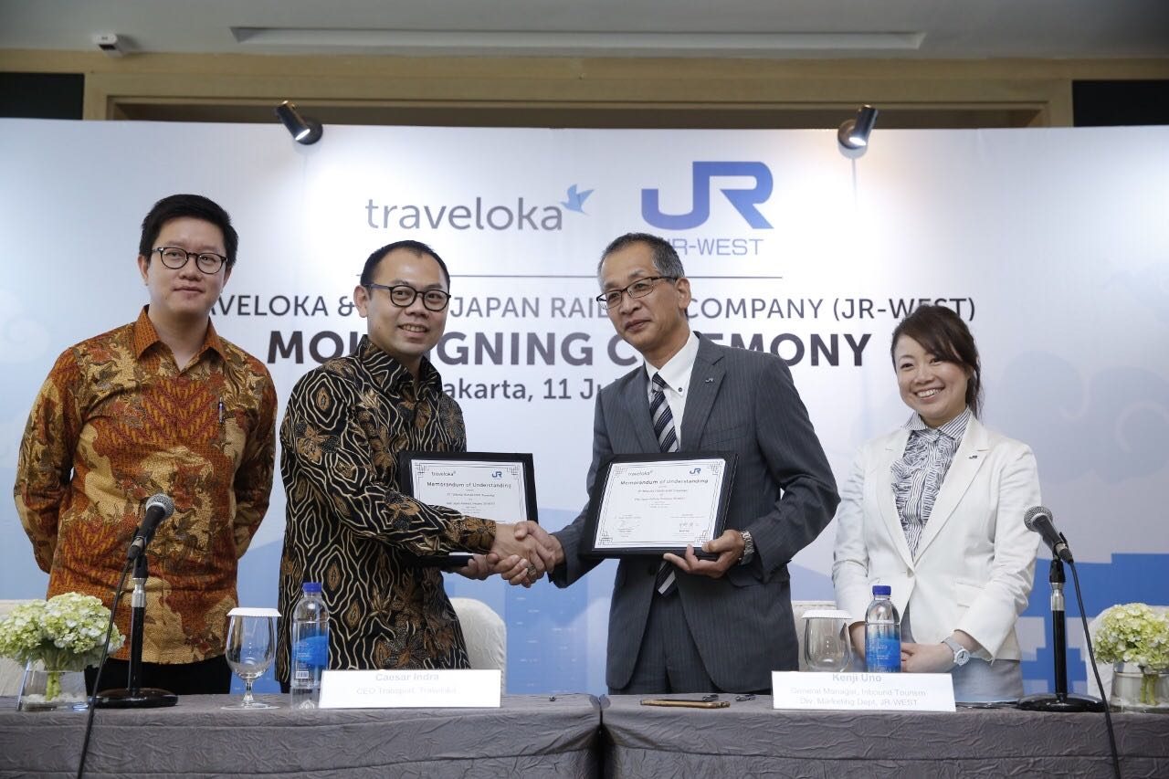 Indonesia Digest: Traveloka partners West Japan Railway; Yummy launches app