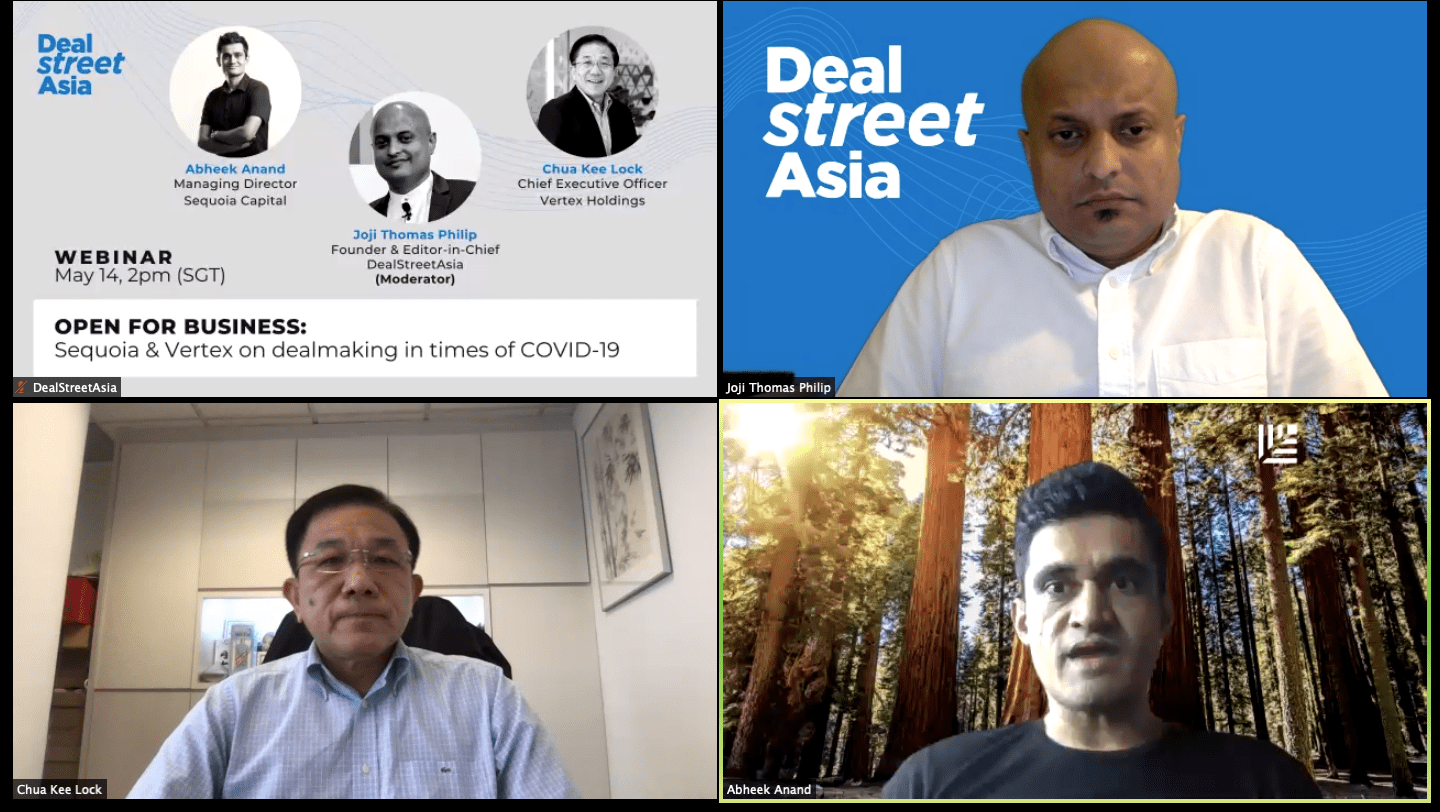 DSA webinar transcript: Sequoia and Vertex on deal-making in times of COVID-19