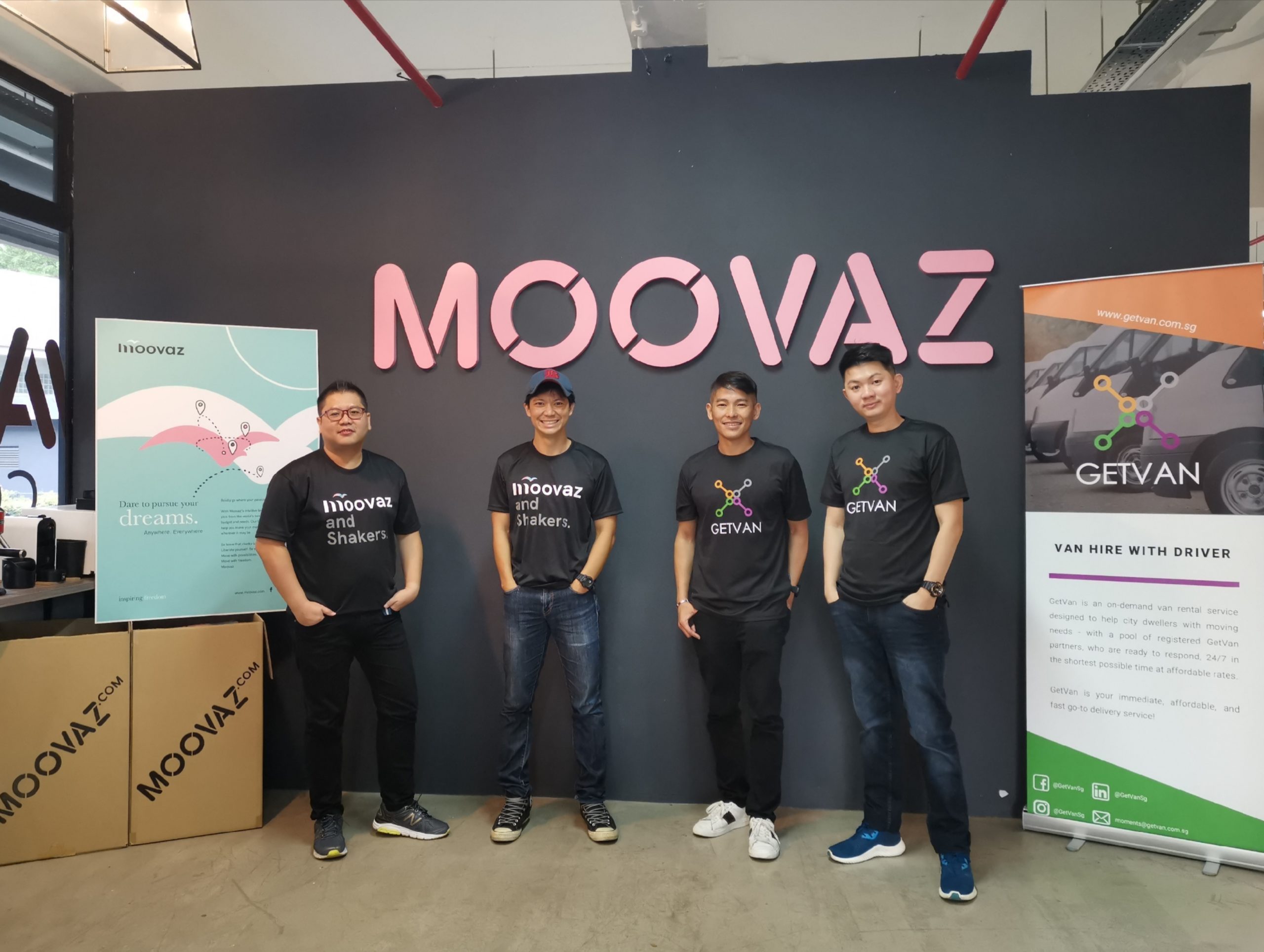 Singapore’s logistics provider Moovaz acquires van-hailing startup GetVan