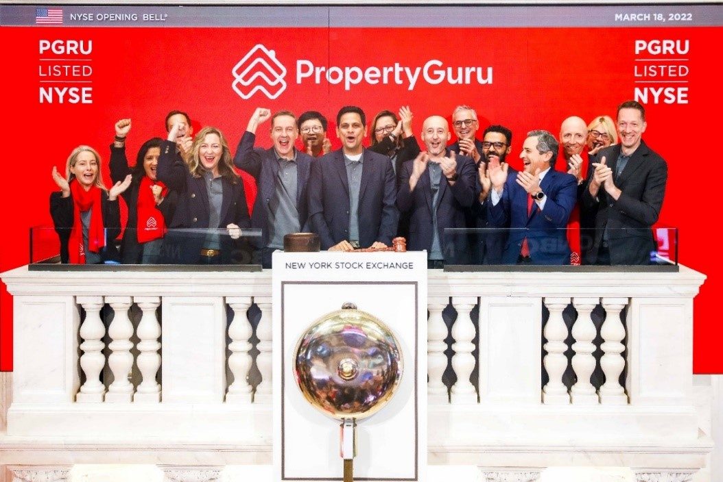 Singapore's PropertyGuru makes public market debut on NYSE