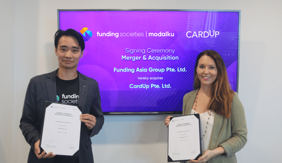 Funding Societies acquires Singapore's CardUp to expand payments service