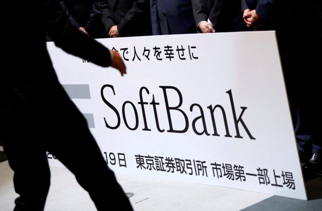 SoftBank shares crash on hefty Vision Fund losses