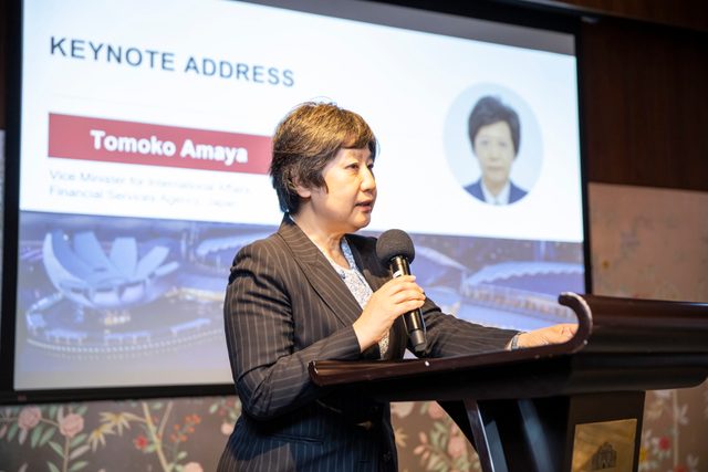 Tomoko Amaya, Vice Minister for International Affairs Financial Services Agency of Japan