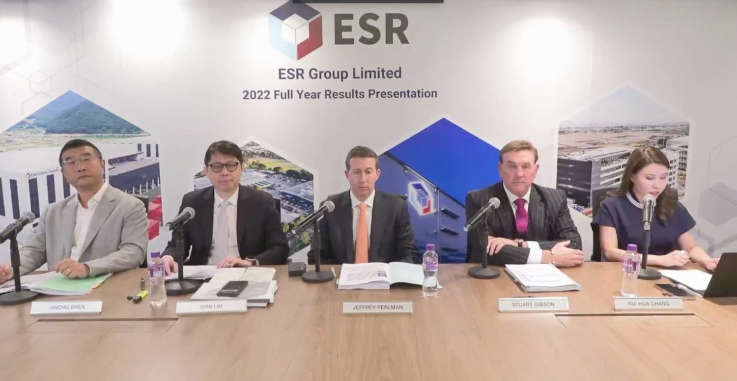 ESR posts 10% growth in 2022 Ebitda to $1.1b, revenue increases 7.1%