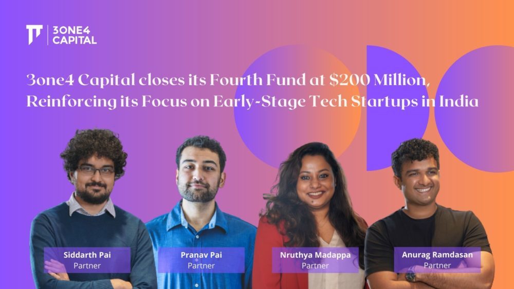 Licious, Darwinbox backer 3one4 Capital raises $200m for new fund