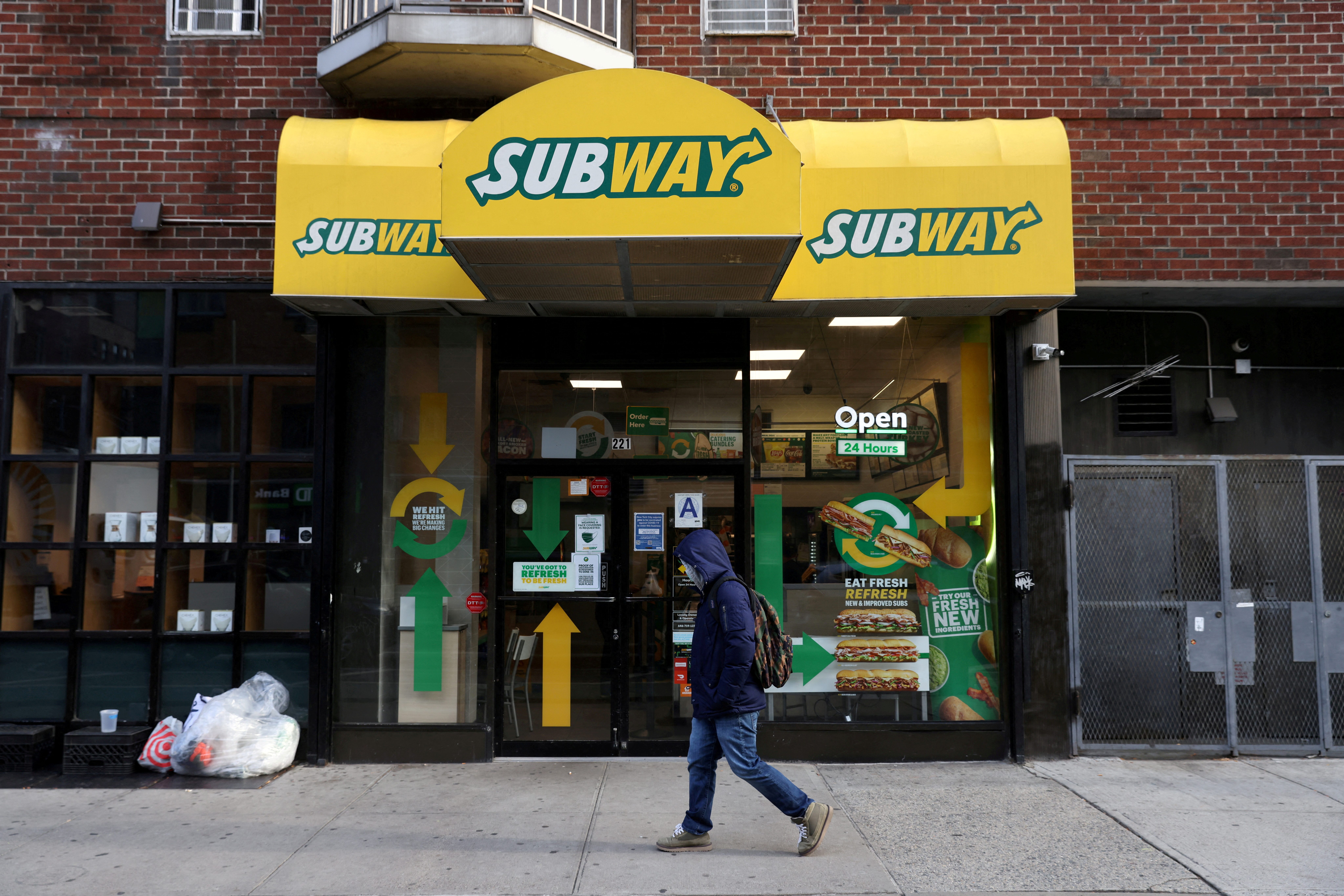 PE firm Roark Capital to buy sandwich chain Subway for up to $9.55b