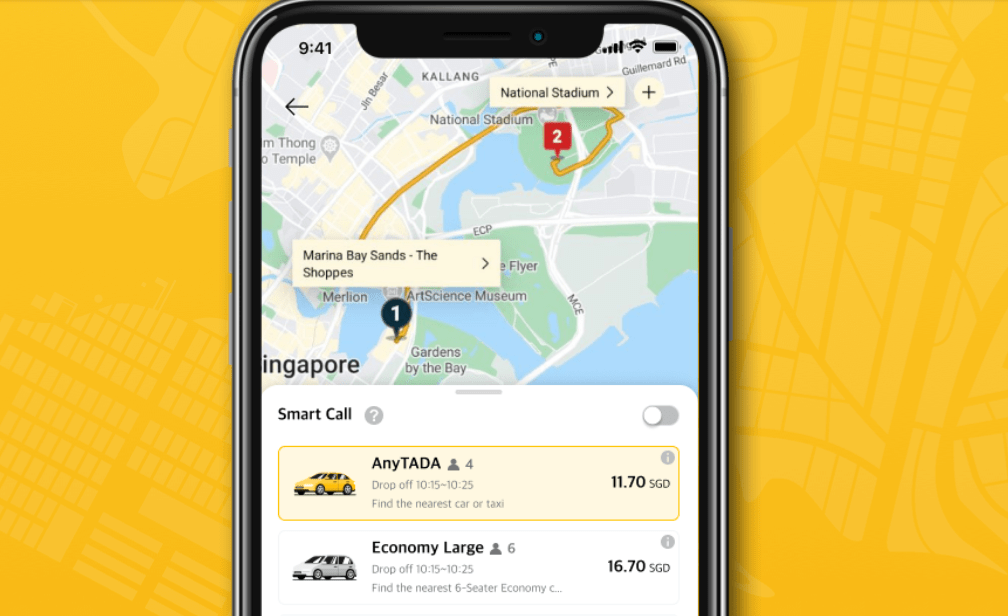 Ride-hailing app Tada makes inroads in Singapore