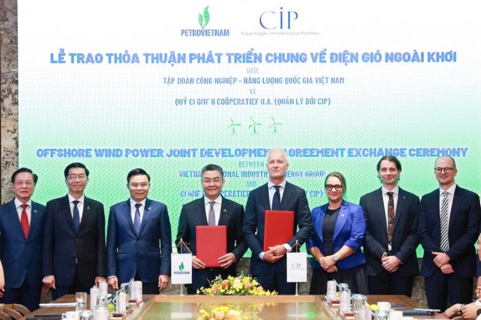 CIP, PetroVietnam to develop offshore wind project in Vietnam