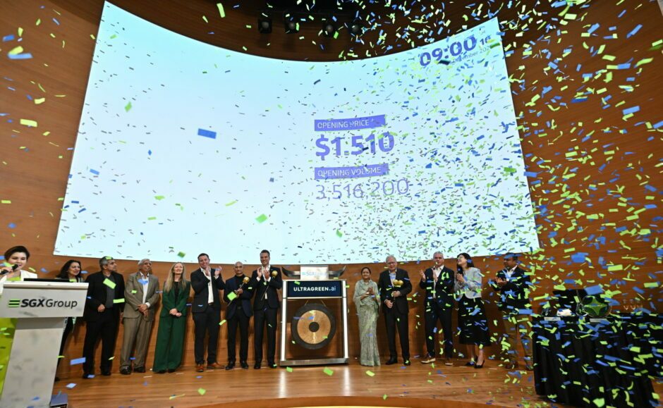 65 Equity-backed UltraGreen.ai debuts on SGX after $400m IPO
