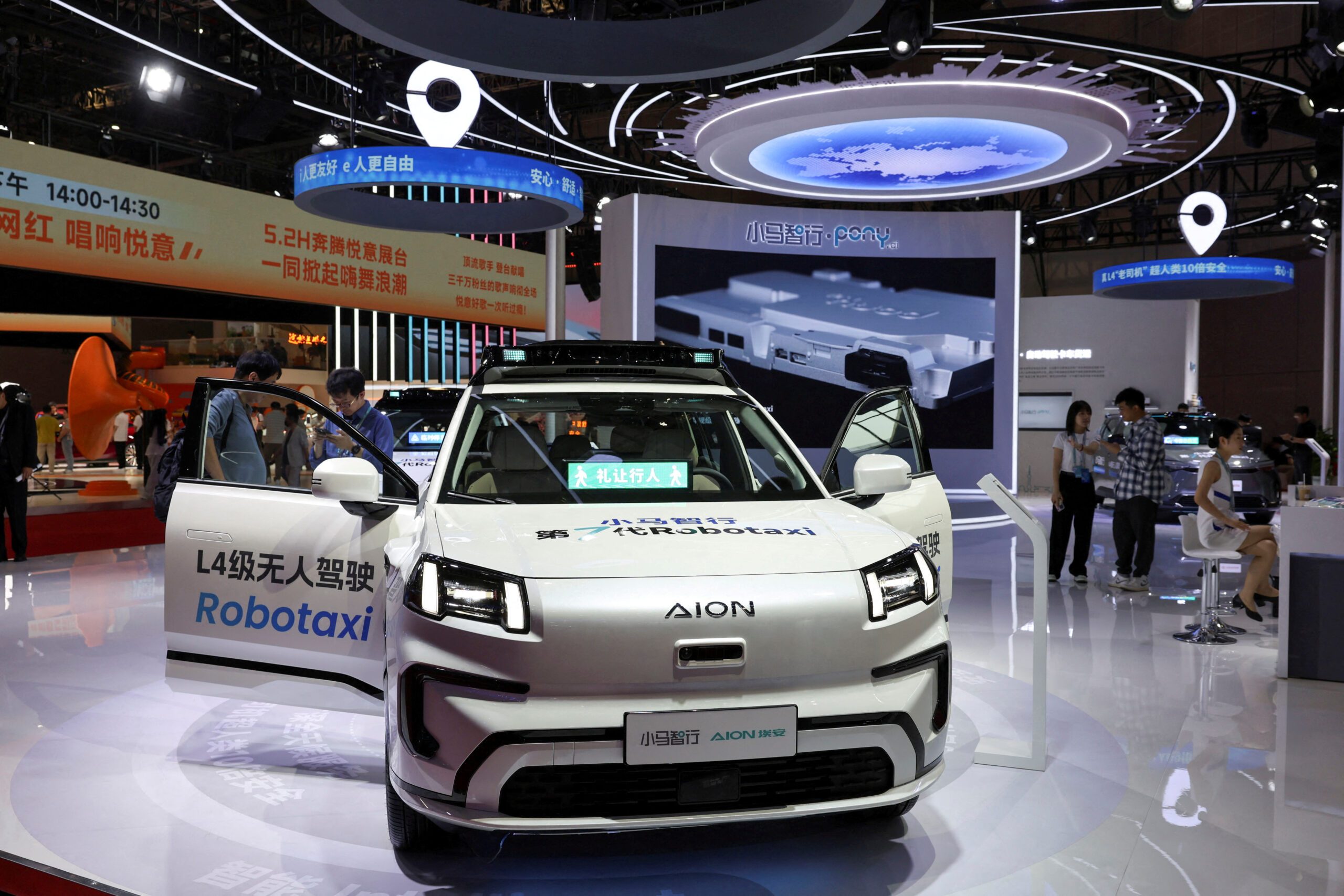 China's Pony.ai to more than double robotaxi fleet, debuts in Zagreb